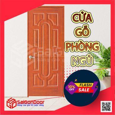Cửa gỗ phòng ngủ SaiGonDoor cao cấp hiện đại