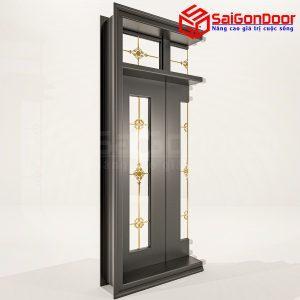 Cửa Nhôm Vân Gỗ SGD-CNVG-30