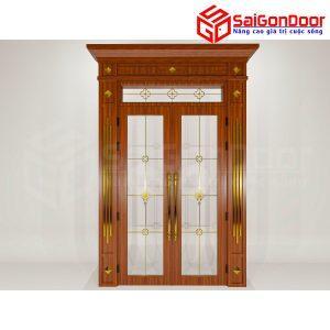 Cửa Nhôm Vân Gỗ SGD-CNVG-40