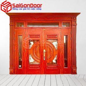 Cửa Thép Vân Gỗ SGD-KM.TVG-4C.21