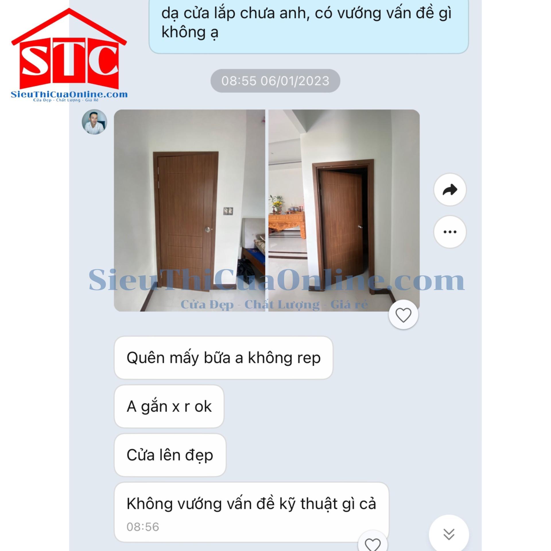 Feedback cửa nhựa ABS Hàn Quốc cửa khách hàng