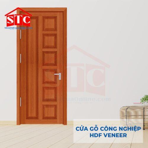 Cửa gỗ Pano Veneer giá rẻ 018-teak-1