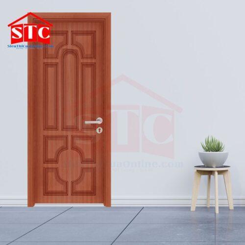 Cửa gỗ Pano Veneer giá rẻ 2-Cánh-9A-Oak-2