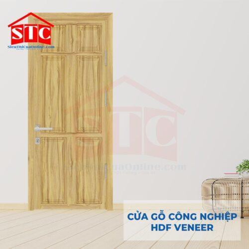 Cửa gỗ Pano Veneer giá rẻ 6B-sapele-1