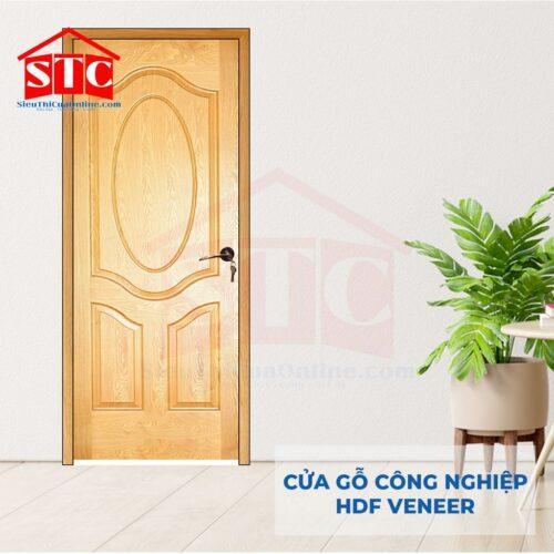 Cửa gỗ Pano Veneer giá rẻ 1K-Căm Xe-3