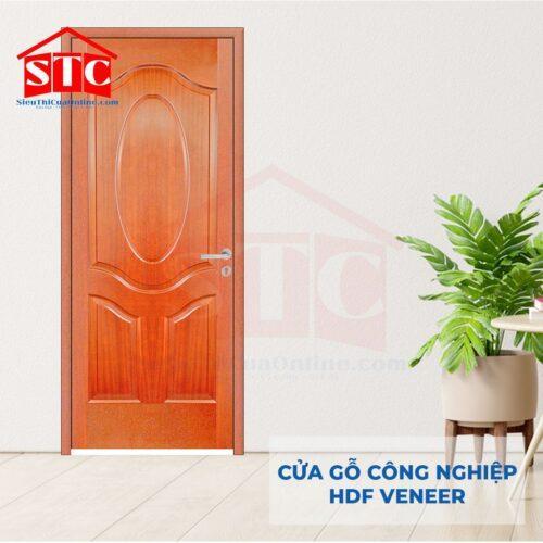 Cửa gỗ Pano Veneer giá rẻ 1K-Căm Xe
