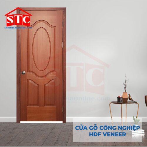 Cửa gỗ Pano Veneer giá rẻ 2-Cánh-12A-Sồi