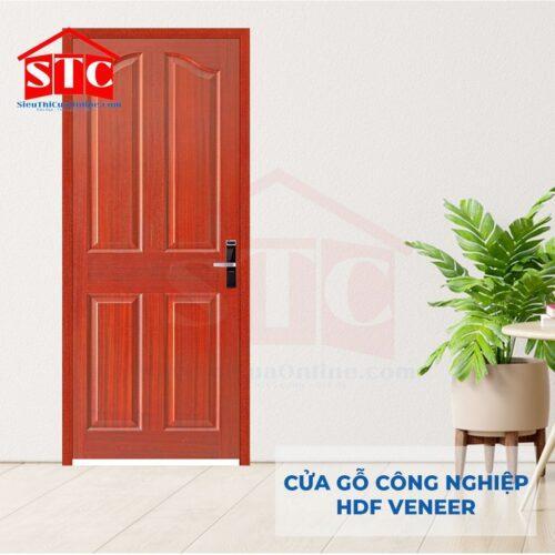Cửa gỗ Pano Veneer giá rẻ 2A-sapele