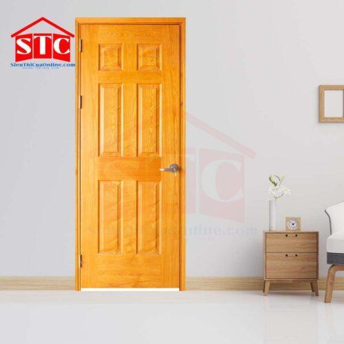 Cửa gỗ Pano Veneer giá rẻ 2A-Xoan Đào-6