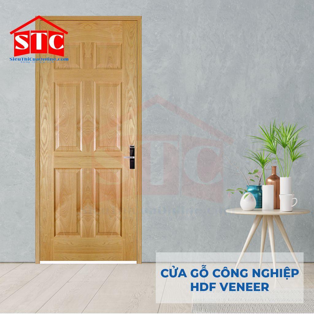 Cửa gỗ Pano Veneer giá rẻ 3A-Căm Xe-2