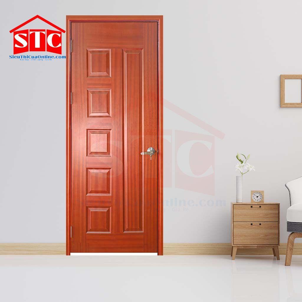 Cửa gỗ Pano Veneer giá rẻ 3GO-Căm Xe