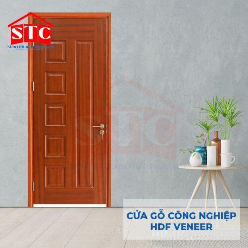 Cửa gỗ Pano Veneer giá rẻ 4A-Căm Xe-3