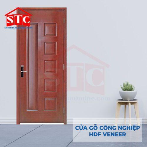 Cửa gỗ Pano Veneer giá rẻ 4A-Căm Xe-4