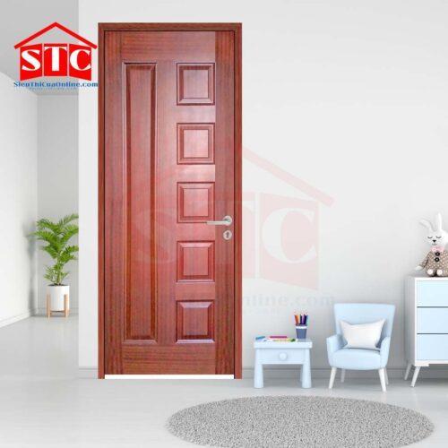 Cửa gỗ Pano Veneer giá rẻ 4A-Căm Xe-5