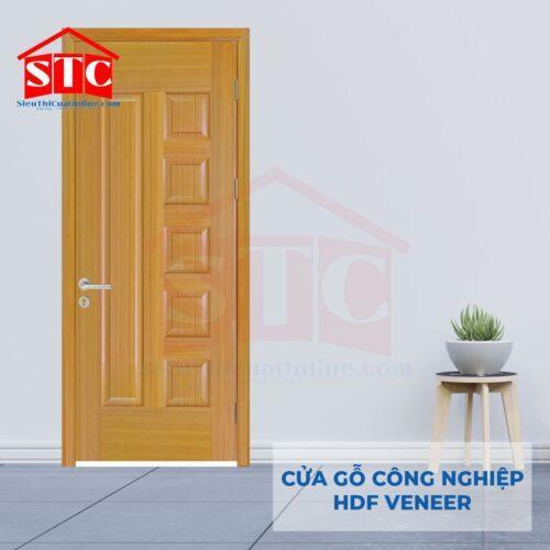 Cửa gỗ Pano Veneer giá rẻ 4A-Xoan Đào-2