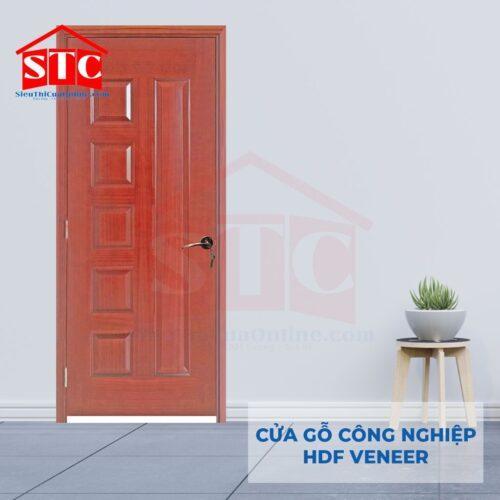 Cửa gỗ Pano Veneer giá rẻ 4A-Căm Xe-6