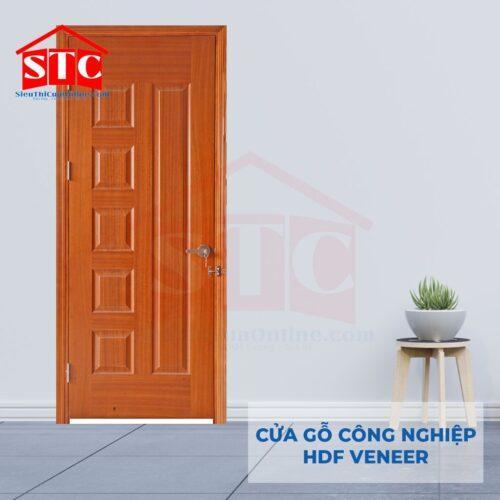 Cửa gỗ Pano Veneer giá rẻ 6A-sapele