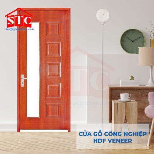 Cửa gỗ Pano Veneer giá rẻ 6B-Căm Xe-2