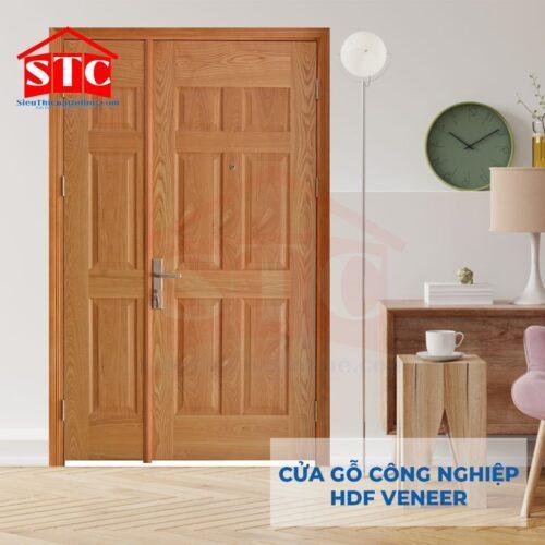 Cửa gỗ Pano Veneer giá rẻ 6B-sapele-4