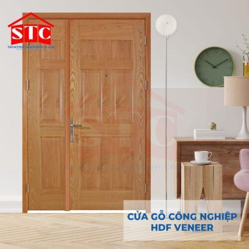 Cửa gỗ Pano Veneer giá rẻ 6B-sapele-8
