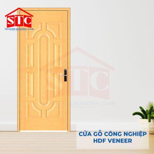 Cửa gỗ Pano Veneer giá rẻ 6GL-Căm Xe-2