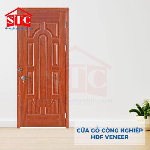 Cửa gỗ Pano Veneer giá rẻ 6GL-Căm Xe-4