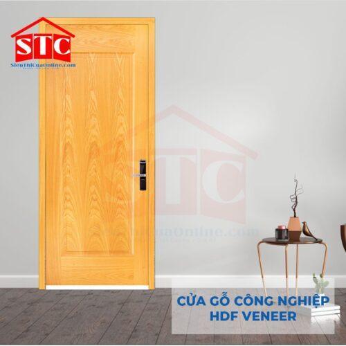 Cửa gỗ Pano Veneer giá rẻ 9A-Ash-MBC-Cánh lớn cánh nhỏ