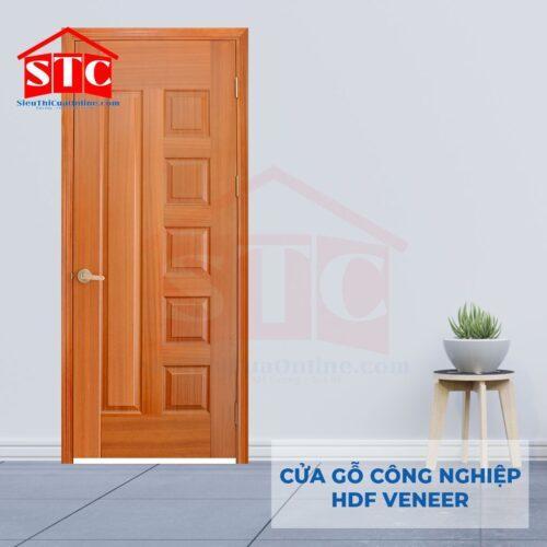 Cửa gỗ Pano Veneer giá rẻ 4A-Căm Xe