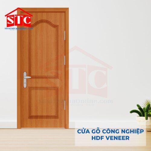 Cửa gỗ Pano Veneer giá rẻ SGD-1B-Sồi-1