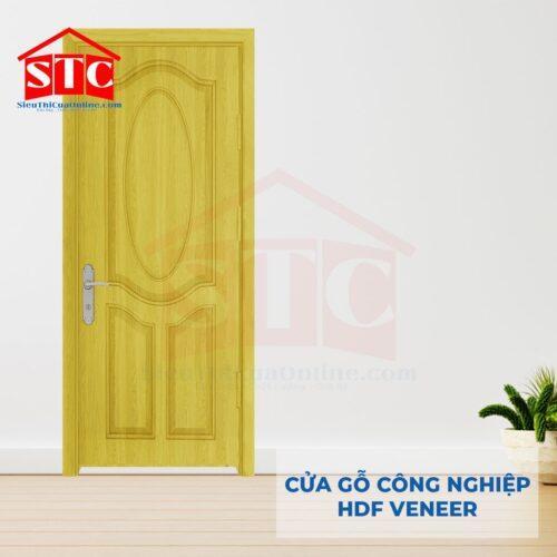 Cửa gỗ Pano Veneer giá rẻ SGD-1K-Xoan Đào-1