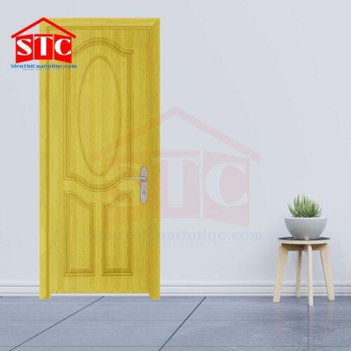 Cửa gỗ Pano Veneer giá rẻ SGD-1K-Xoan Đào-2