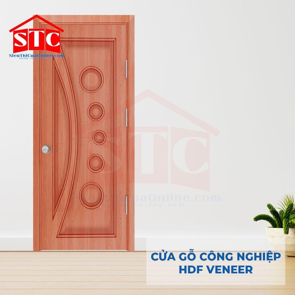 Cửa gỗ Pano Veneer giá rẻ SGD-6A-Óc Chó-1