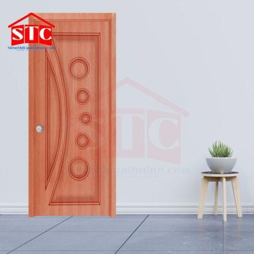 Cửa gỗ Pano Veneer giá rẻ SGD-6A-Óc Chó-2