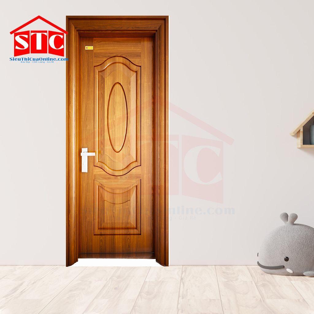 Cửa thép vân gỗ biệt thự 1H5