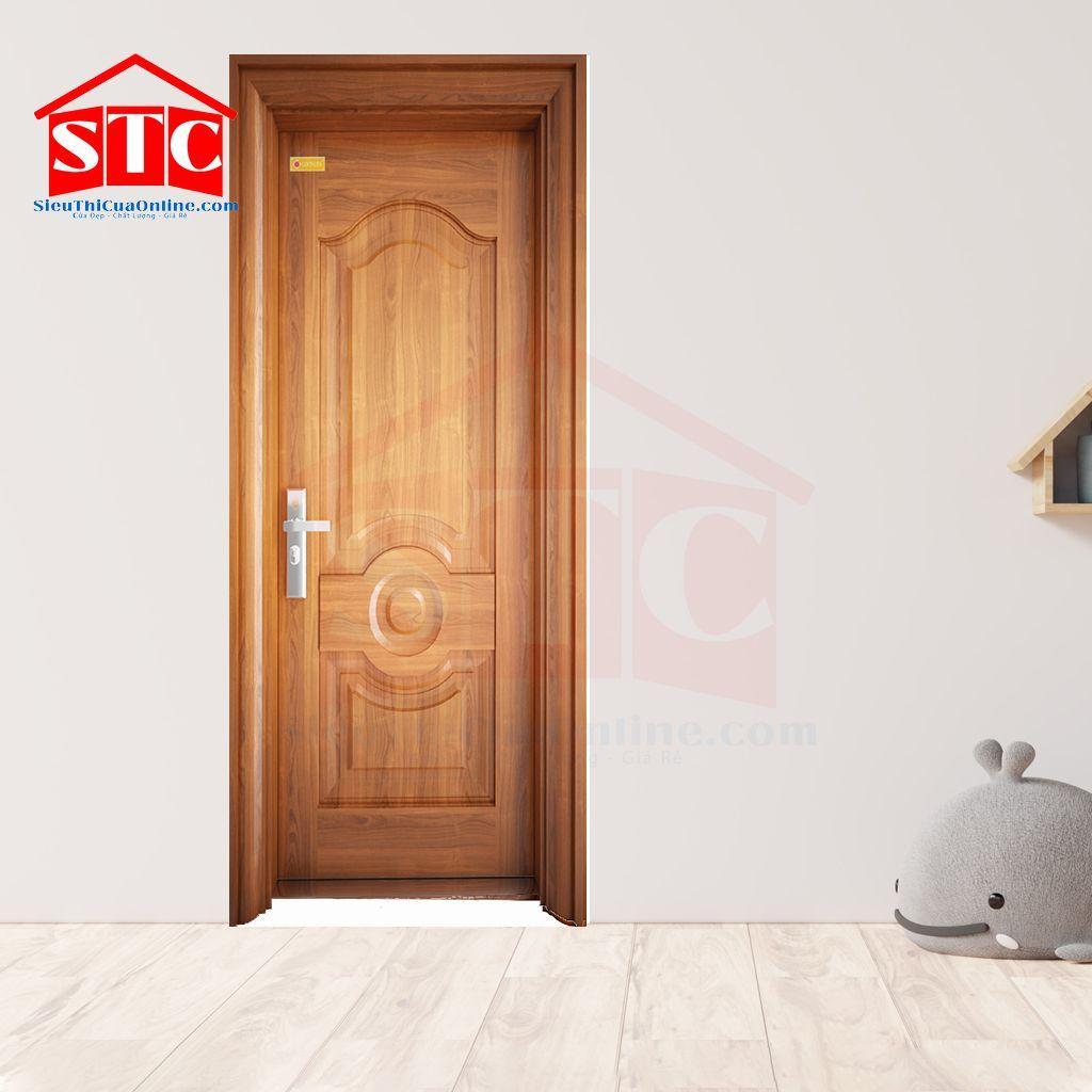 Cửa thép vân gỗ biệt thự 1H6