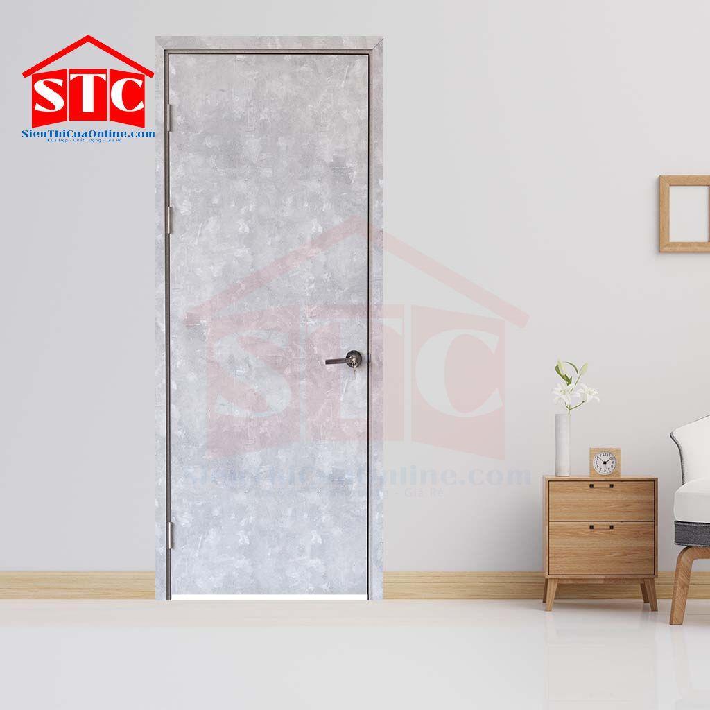 Cửa gỗ Melamine-P1-vân đá