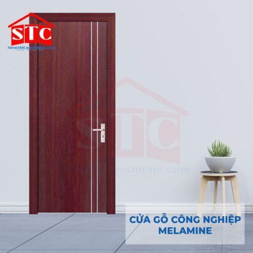 Cửa gỗ Melamine-P1R2-1