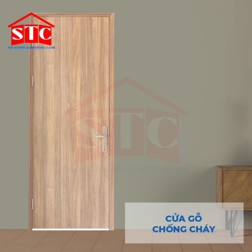 Cửa gỗ chống cháy GCC MDF Melamine P1