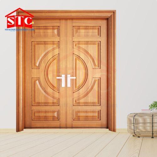 Cửa thép vân gỗ 2 cánh 2H4-V3