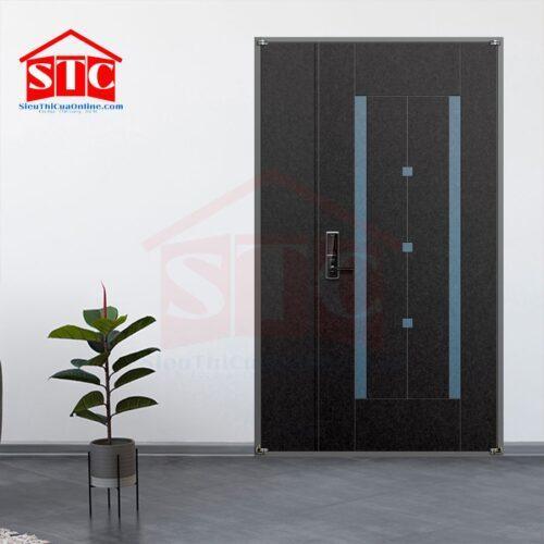 Cửa thép vân gỗ 2 cánh B-639-RB-DOUBLE