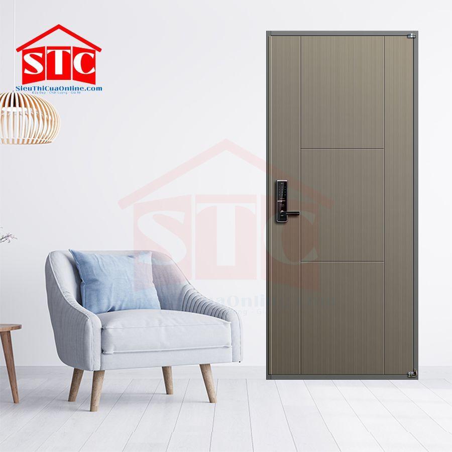 Cửa thép vân gỗ phòng ngủ 402-GH