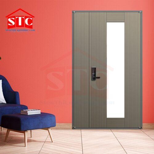 Cửa thép vân gỗ phòng ngủ 930-GH-DOUBLE