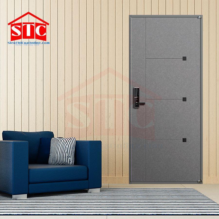 Cửa thép vân gỗ phòng ngủ RB-509-G