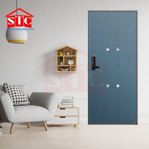 Cửa thép vân gỗ phòng ngủ S-507-B