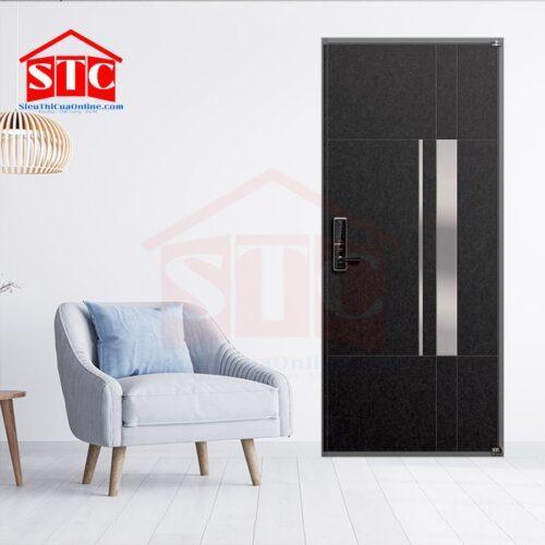 Cửa thép vân gỗ phòng ngủ Type-02