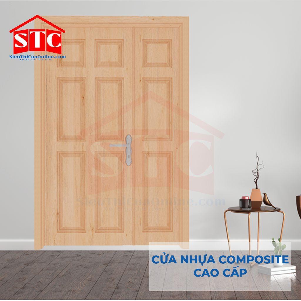 Cửa nhựa Composite-1B-Sồi-1