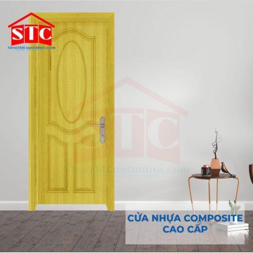 Cửa nhựa Composite-2A-walnut-2