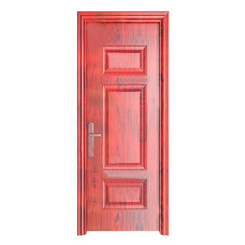 Báo Giá Cửa Sắt Vân Gỗ - Cửa Thép Vân Gỗ GS1H3_1