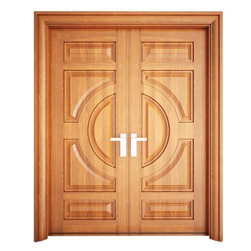 Báo Giá Cửa Thép Vân Gỗ 4 Cánh - Cửa Thép Vân Gỗ 2H4-V3