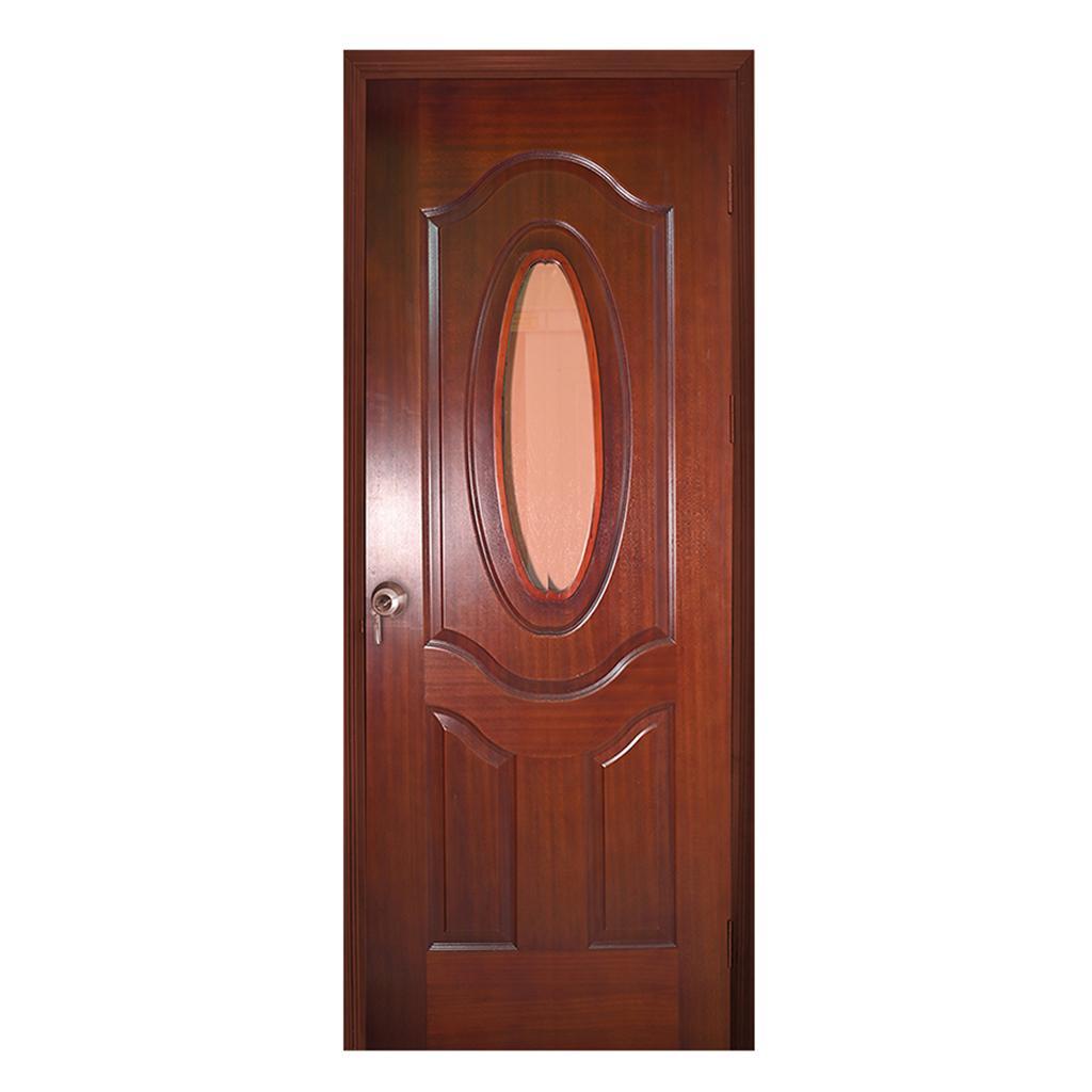 Cửa Kính Khách Sạn - Cửa Gỗ HDF Veneer 3GO Căm Xe